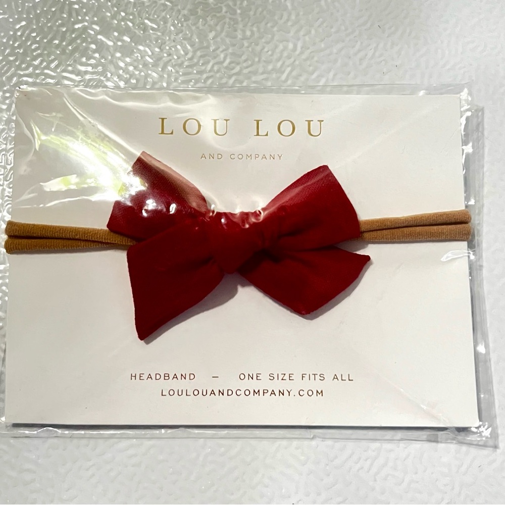 *NWT* Red Lou Lou and Company Headband - Picture 2 of 2